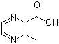 structure of CAS# 41110-28-5, 3-Methylpyrazine-2-carboxylic acid;3-Methylpyrazinoic acid; 2-Methylpyrazine-3-carboxylic acid