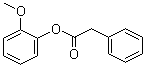 苯乙酸 2-甲氧基苯酯分子结构 (CAS 4112-89-4)