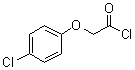 structure of CAS# 4122-68-3, (4-Chlorophenoxy)acetyl chloride;(p-Chlorophenoxy)acetyl chloride; 2-(4-Chlorophenoxy)acetyl chloride; NSC 20549