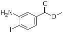 structure of CAS# 412947-54-7, Methyl 3-amino-4-iodobenzoate