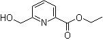 6-(羟基甲基)吡啶-2-羧酸乙酯分子结构 (CAS 41337-81-9)