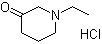 structure of CAS# 41361-28-8, 1-Ethyl-3-piperidone hydrochloride;1-Ethyl-3-piperidinone hydrochloride