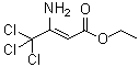 3-氨基-4,4,4-三氯巴豆酸乙酯分子结构 (CAS 41404-93-7)