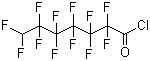 7H-Dodecafluoroheptanoyl chloride molecular structure (CAS 41405-35-0)
