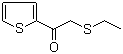 结构式 CAS# 41444-32-0, 2-(乙硫基)-1-(2-噻吩基)-乙酮