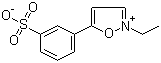 结构式 CAS# 4156-16-5, 2-乙基-5-苯基异恶唑-3'-磺酸盐; 伍德沃德氏试剂 K