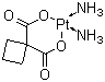 structure of CAS# 41575-94-4, Carboplatin;1,1-Cyclobutanedicarboxylatodiammineplatinum (II); Paraplatin; cis-Diamine(1,1-cyclobutanedicarboxylato)platinum(II)