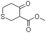 Methyl 4-oxotetrahydrothiopyran-3-carboxylate molecular structure (CAS 4160-61-6)