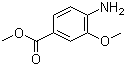 Methyl 4-amino-3-methoxybenzoate molecular structure (CAS 41608-64-4)