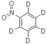 structure of CAS# 4165-60-0, Nitrobenzene-d<sub>5</sub>;Pentadeuterionitrobenzene; Perdeuteronitrobenzene