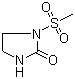 结构式 CAS# 41730-79-4, 1-甲磺酰基-2-咪唑烷酮