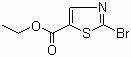 结构式 CAS# 41731-83-3, 2-溴噻唑-5-羧酸乙酯