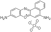 结构式 CAS# 41830-80-2, 甲酚紫高氯酸盐; 5,9-二氨基苯并[a]吩恶嗪-7-鎓高氯酸盐