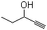1-戊炔-3-醇分子结构 (CAS 4187-86-4)