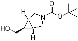 structure of CAS# 419572-18-2, tert-Butyl (1R,5S,6R)-6-(hydroxymethyl)-3-azabicyclo[3.1.0]hexane-3-carboxylate