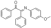 2-[(4-甲氧基苯基)亚氨基]-1,2-二苯基乙酮分子结构 (CAS 4198-96-3)
