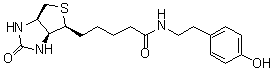 结构式 CAS# 41994-02-9, 生物素基酪胺