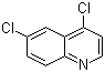 4,6-二氯喹啉分子结构 (CAS 4203-18-3)