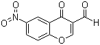 结构式 CAS# 42059-80-3, 6-硝基-4-氧代-4H-苯并吡喃-3-甲醛