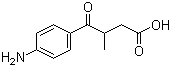 4-(4-Aminophenyl)-3-methyl-4-oxobutanoic acid molecular structure (CAS 42075-29-6)