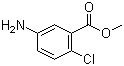 structure of CAS# 42122-75-8, Methyl 2-chloro-5-aminobenzoate;Methyl 3-amino-6-chlorobenzoate; Methyl 5-amino-2-chlorobenzoate; 5-Amino-2-chlorobenzoic acid methyl ester