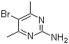 structure of CAS# 4214-57-7, 2-Amino-5-bromo-4,6-dimethylpyrimidine