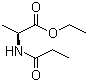 N-(1-Oxopropyl)-L-alanine ethyl ester molecular structure (CAS 42167-52-2)