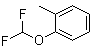structure of CAS# 42173-52-4, o-(Difluoromethoxy)toluene