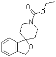 螺[异苯并呋喃-1(3H),4'-哌啶]-1'-羧酸乙酯分子结构 (CAS 42191-83-3)