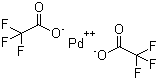 Palladium(II) trifluoroacetate molecular structure (CAS 42196-31-6)