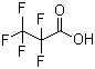 五氟丙酸分子结构 (CAS 422-64-0)