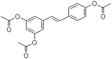 Acetyl trans-resveratrol molecular structure (CAS 42206-94-0)