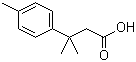 3-Methyl-3-(4-methylphenyl)butanoic acid molecular structure (CAS 42288-08-4)
