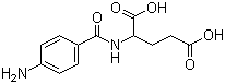 N-(4-Aminobenzoyl)-DL-glutamic acid molecular structure (CAS 4230-33-5)