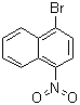 结构式 CAS# 4236-05-9, 1-溴-4-硝基萘