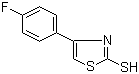 结构式 CAS# 42365-73-1, 4-(4-氟苯基)-1,3-噻唑-2-硫醇