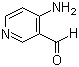 结构式 CAS# 42373-30-8, 4-氨基-3-吡啶甲醛