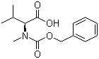 结构式 CAS# 42417-65-2, N-苄氧羰基-N-甲基-L-缬氨酸