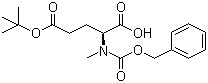 N-Methyl-N-[(phenylmethoxy)carbonyl]-L-glutamic acid 5-tert-butyl ester molecular structure (CAS 42417-71-0)