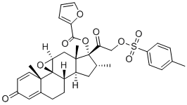 Mometasone furoate impurity 34 molecular structure (CAS 424787-89-3)