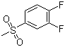 1,2-二氟-4-(甲磺酰基)苯分子结构 (CAS 424792-57-4)