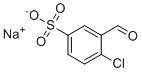 Sodium 4-chloro-3-formylbenzene-1-sulfonate molecular structure (CAS 42481-01-6)