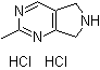 2-Methyl-6,7-dihydro-5H-pyrrolo[3,4-d]pyrimidine dihydrochloride molecular structure (CAS 424819-90-9)