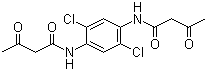 N,N'-(2,5-Dichloro-1,4-phenylene)bis(3-oxobutanamide) molecular structure (CAS 42487-09-2)
