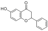 6-Hydroxyflavanone molecular structure (CAS 4250-77-5)