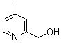 (4-Methylpyridin-2-yl)methanol molecular structure (CAS 42508-74-7)