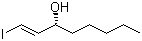 (1E,3R)-1-Iodo-1-octen-3-ol molecular structure (CAS 42541-99-1)