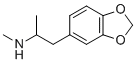 3,4-Methylenedioxymethamphetamine molecular structure (CAS 42542-10-9)