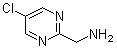 结构式 CAS# 426266-77-5, 5-氯-2-嘧啶甲胺