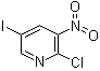 2-Chloro-5-iodo-3-nitropyridine molecular structure (CAS 426463-05-0)